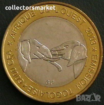 6000 франка 2003, Того, снимка 1