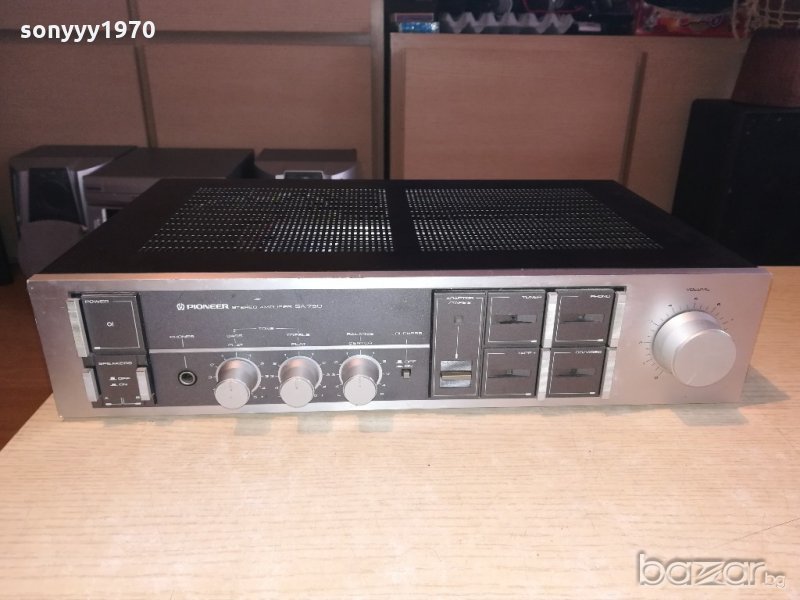 &pioneer sa-750 amplifier-made in japan-внос швеицария, снимка 1