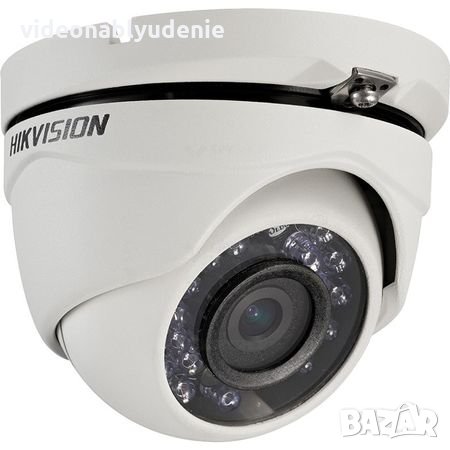 Промоция! Метална 4в1 Превключва в HD-TVI/AHD/HD-CVI/CVBS Hikvision DS-2CE56C0T-IRMF 2.8мм 720P 1MPx, снимка 1