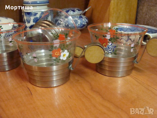 Красиви чаши за чай ръчна изработка, снимка 2 - Чаши - 25701966