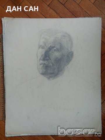 картон рисуван от двете страни Етюди хора, снимка 2 - Картини - 20112448