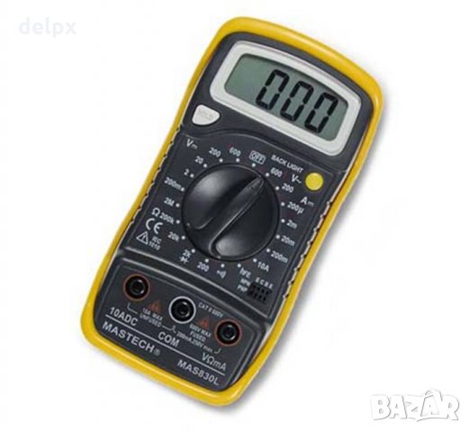 Мултицет със зумер MASTECH MAS830L VAC/VDC | ADC | OHM