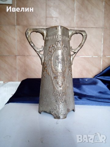 стара посребрена ваза сецесион, снимка 1 - Антикварни и старинни предмети - 21701546