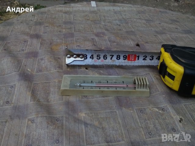 Стар стаен термометър, снимка 2 - Антикварни и старинни предмети - 21887736