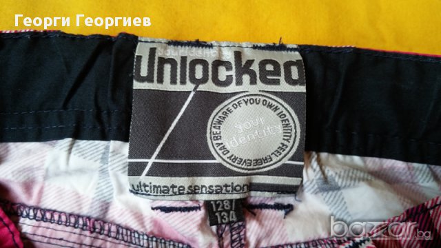 Нови панталони за момче Unlocked/Ънлокд, 100% оригинал с колан, снимка 3 - Детски панталони и дънки - 15780314