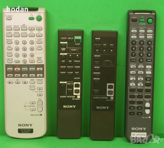 Дистанционни за HiFi уреди Sony