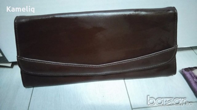 Черен петък Кафява чанта портмоне, снимка 1 - Чанти - 19512213