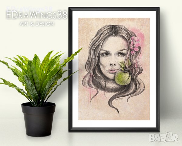 Картина / арт принт "Ева", снимка 5 - Картини - 23967804