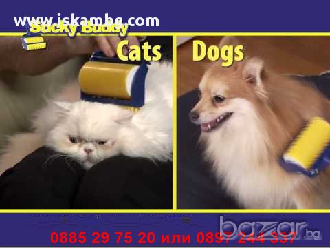 Миеща ролка за обиране на косми Sticky Buddy - код 0512, снимка 5 - Аксесоари за коса - 12291911