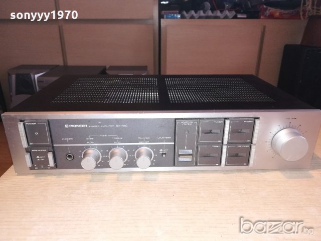 &pioneer sa-750 amplifier-made in japan-внос швеицария, снимка 2 - Ресийвъри, усилватели, смесителни пултове - 20692106