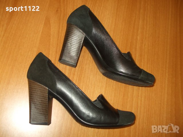 N37,5 Мегияс естествена кожа дамски обувки, снимка 7 - Дамски обувки на ток - 25093593