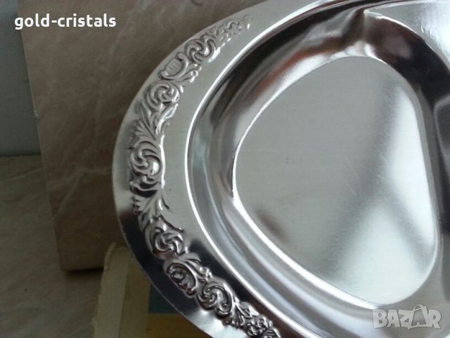 сервиз руски плата за хранене неръждаеми 81г, снимка 6 - Антикварни и старинни предмети - 25517417