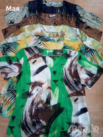 Красиви и елегантни дамски блузи в пет десена, 18 лв./броя     ликвидация на магазин за дамска мода,, снимка 1 - Други - 24753478