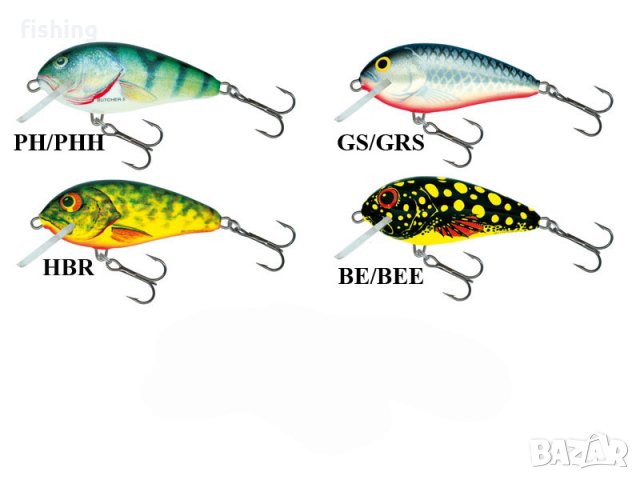 Воблер Salmo Butcher - потъващ , снимка 2 - Такъми - 23566729