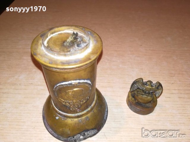 хитлеристка стара немска запалка-16х9см-внос швеицария , снимка 8 - Антикварни и старинни предмети - 20140899