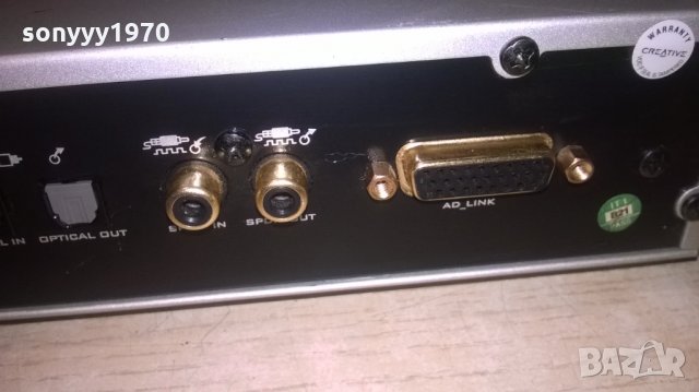 creative sb0510 sound blaster 24-bit thx-внос швеицария, снимка 13 - Ресийвъри, усилватели, смесителни пултове - 26042495