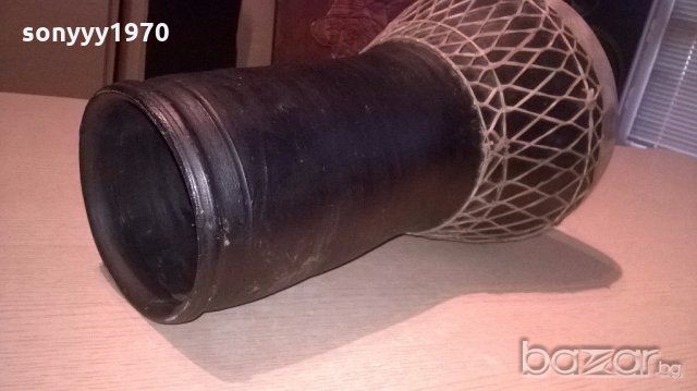 Тарамбука-ръчна изработка-с оплетка-38х25см-внос англия, снимка 9 - Ударни инструменти - 18643739