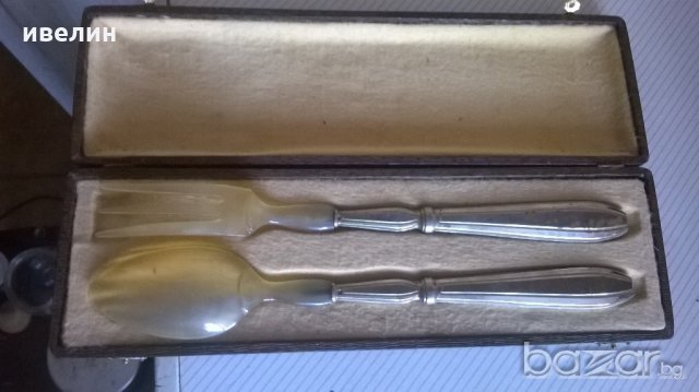 стари викториански прибори за сервиране