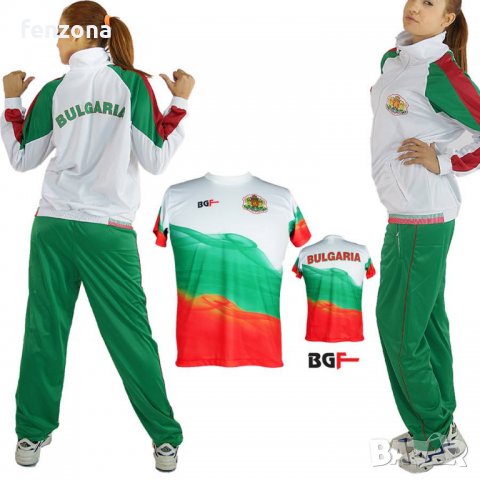 Екип + Фланелка България, снимка 1 - Спортни дрехи, екипи - 23872237