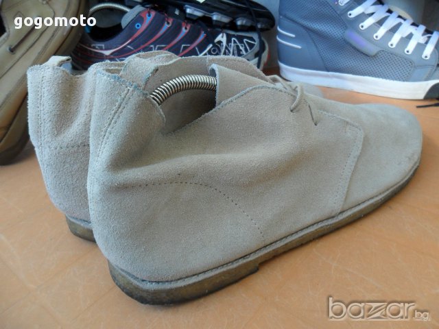 КАТО НОВИ кларкове 44 - 45 original OLD NAVY®, 3 x 100% естествени материали,КАТО НОВИ, снимка 7 - Мъжки боти - 13343160