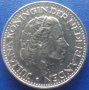  Монета Нидерландия 1 Гулден 1969 г., снимка 2
