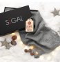 Комплект SIGAL STYLE: шапка, шал, ръкавици в подаръчна кутия, Touchscreen функция, снимка 7