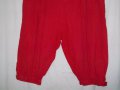 Червени ленени шалвари тип потури "Promod" оригинал, снимка 3
