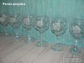 Налични-Ръчно рисувани чаши "Маргаритки"-6 броя, снимка 1 - Декорация за дома - 17272435