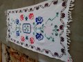 Старинен бродиран ковьор,покривка за стена #5, снимка 4