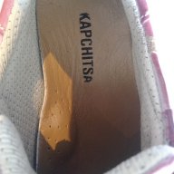 Детски обувки за момиче от естествена кожа с лепенки, ортопедични, снимка 4 - Детски маратонки - 9756229