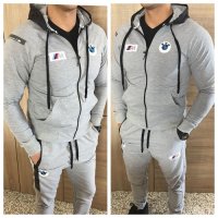 Мъжки спортен екип BMW сив, снимка 1 - Спортни дрехи, екипи - 20722308