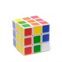 Кубче на Рубик - 5,7 см. - бяло, снимка 2 - Други игри - 25103708