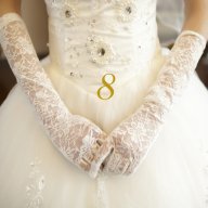 Сватбени ръкавици 12 модела-НОВИ, снимка 3 - Сватбени аксесоари - 14587735