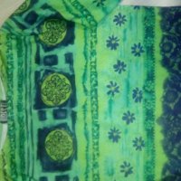 Зелена блуза , снимка 2 - Блузи с дълъг ръкав и пуловери - 24654696