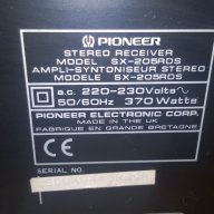 pioneer sx-205rds-stereo receiver-370 watts-rds-made in uk-внос швеицария, снимка 16 - Ресийвъри, усилватели, смесителни пултове - 8255551