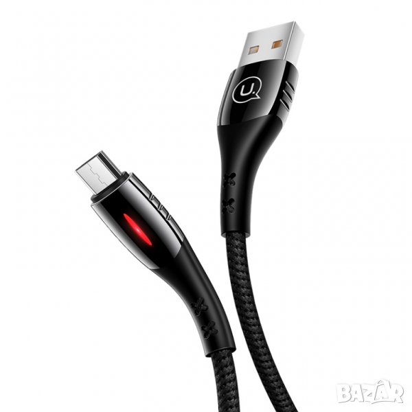 Micro USB кабел - USAMS US-SJ346 Smart Power-off U-Tone, снимка 1