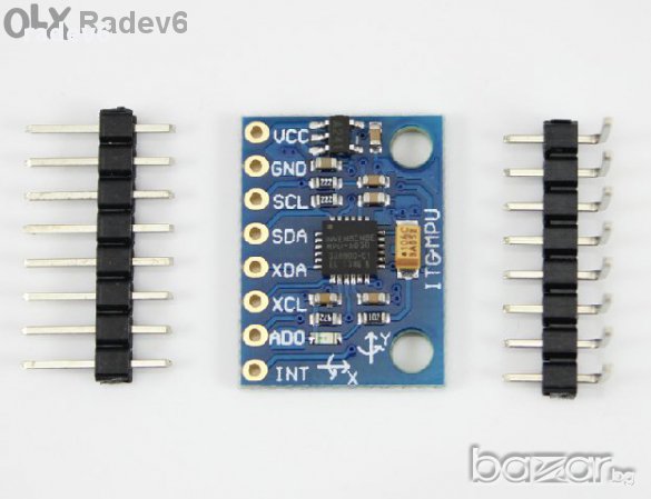 Ардуино акселерометър, жироскоп Mpu6050, снимка 1