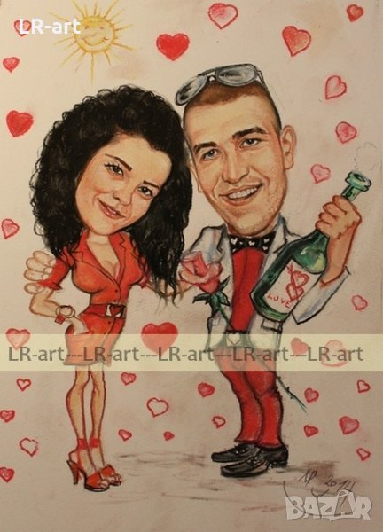 Рисувам ръчно КАРИКАТУРИ, ШАРЖ , снимка 1