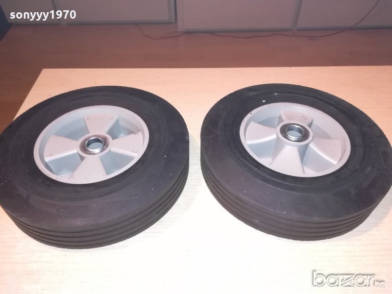 колела 2бр за колесар за лодка за количка или друго-25х5см, снимка 1