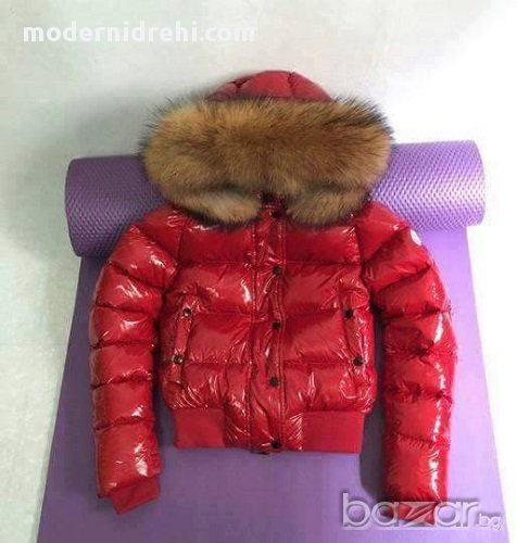 Дамско яке монклер червено, снимка 1