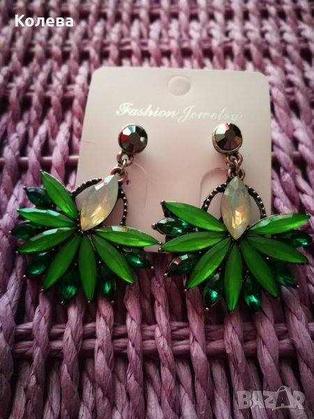 Обеци green, снимка 1