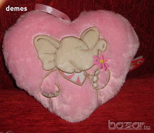  Сърце, плюшена играчка със звук за Св. Валентин, нова, снимка 1