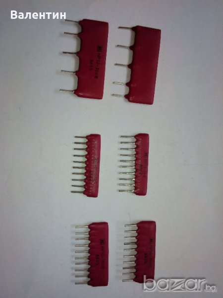 Резисторни сборки, корпус SIP, снимка 1