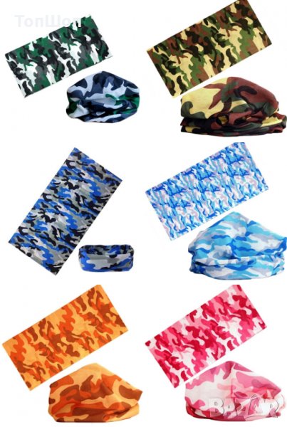 Камуфлаж Бандана / Camouflage bandana - 6 Модела, снимка 1