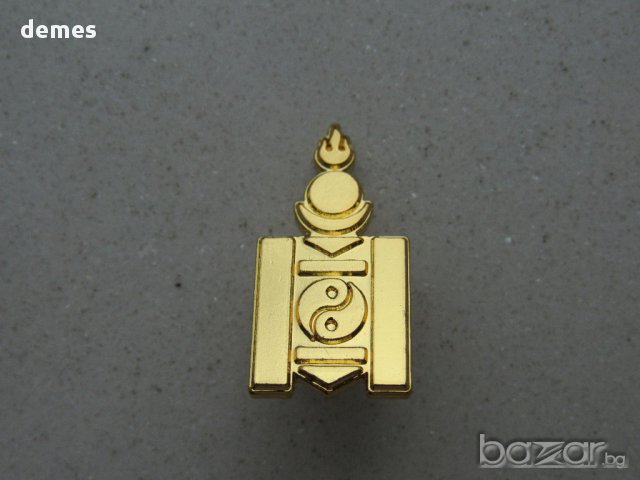 Значка Soyombo-национален будистки символ на Монголия , снимка 3 - Други ценни предмети - 15494208