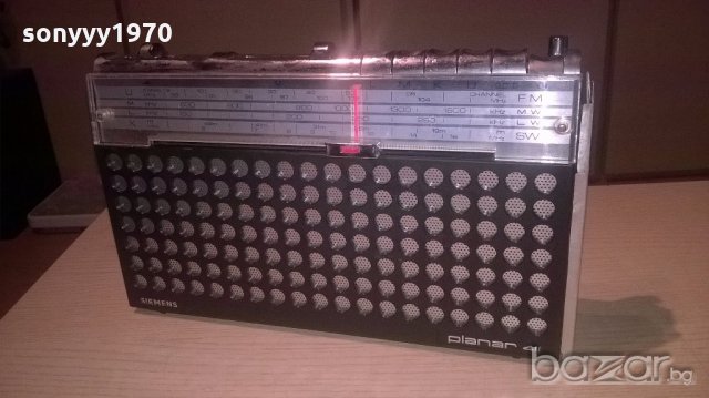 siemens planar 411-germany-31х18х6см-внос швеицария, снимка 5 - Ресийвъри, усилватели, смесителни пултове - 18298793