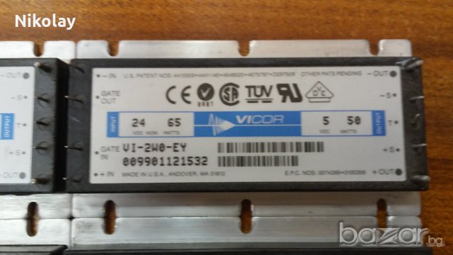 DC-DC  ПРЕОБРАЗУВАТЕЛ  VICOR, снимка 10 - Друга електроника - 19846302