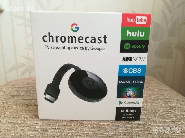  Chromecast 2 / Безжично свързване на Лаптоп,Таблет и Смартфон, снимка 4 - Приемници и антени - 25459745