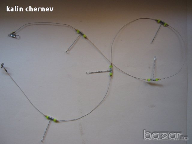 метална линия с 5 уши, снимка 3 - Въдици - 8458836