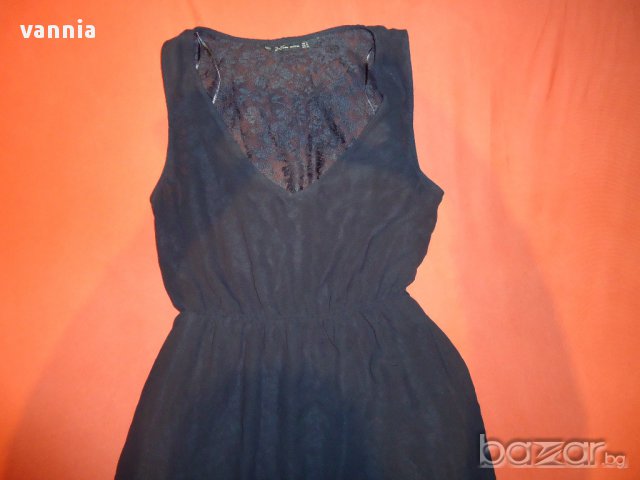 рокля ZARA с дантела- М Размер, снимка 5 - Рокли - 9379489